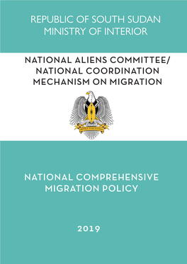 South Sudan Migration Policy PDF 490 KB