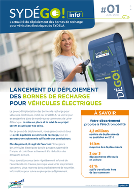 Lancement Du Déploiement Des Bornes De Recharge Pour Véhicules Électriques