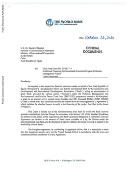 THE WORLD BANK IBRD * IDA I WORLD BANKGROUP Public Disclosure Authorized