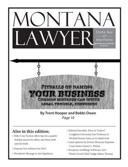 2014 December-January Montana Lawyer