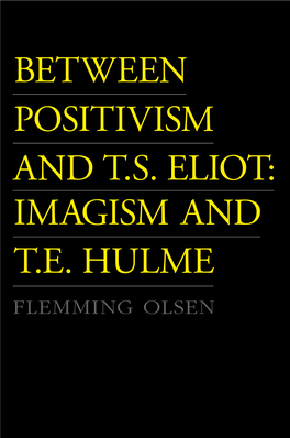 Imagism and Te Hulme