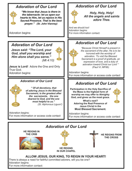 Adoration Notes for Bulletin 11.Pdf