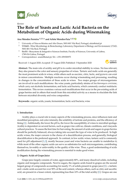 The Role of Yeasts and Lactic Acid Bacteria on the Metabolism of Organic Acids During Winemaking