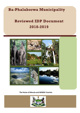Ba-Phalaborwa Municipality Reviewed IDP Document 2018-2019
