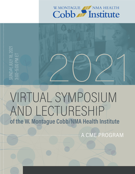 VIRTUAL SYMPOSIUM and LECTURESHIP of the W