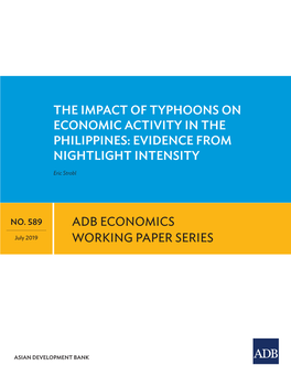 The Impact of Typhoons on Economic Activity in the Philippines: Evidence from Nightlight Intensity