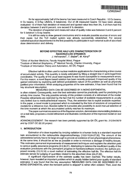 Beyond Effective Half-Life Characterization of Radionuclide Dynamics J