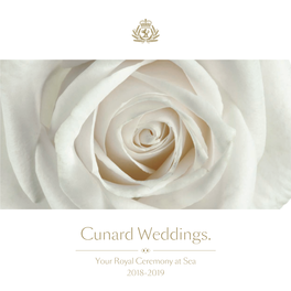 Cunard Wedding Brochure