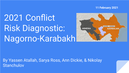 2021 Conflict Risk Diagnostic: Nagorno-Karabakh