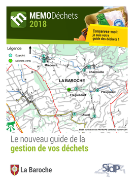 Le Nouveau Guide De La Gestion De Vos Déchets Memodéchets 2018