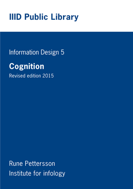 Cognition Revised Edition 2015