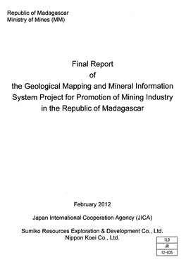 Locality of the Geological Survey Area