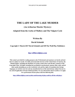 The Lady of the Lake Murder