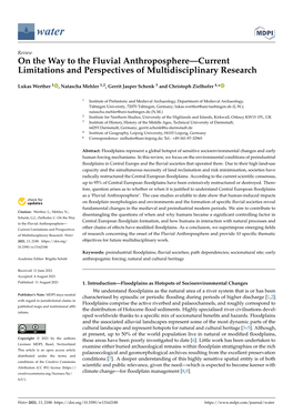 On the Way to the Fluvial Anthroposphere—Current Limitations and Perspectives of Multidisciplinary Research