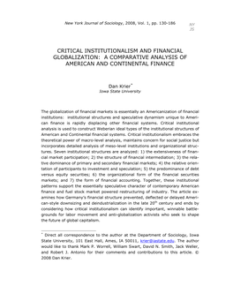 Chapter 3: Dimensions of Markets for Financial Securities (3-08-00)