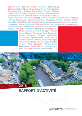 2015 Rapport D'activité