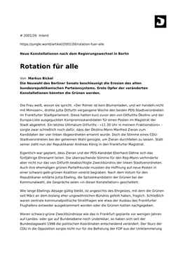 Rotation Für Alle