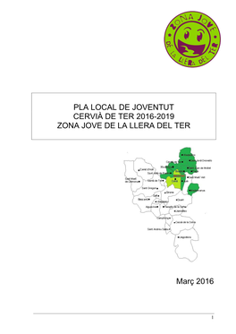 Pla Local De Joventut Cervià De Ter 2016-2019 Zona Jove De La Llera Del Ter