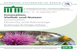 Innovation, Vielfalt Und Nutzen Innovation, Diversity and Advantage