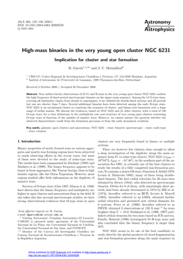 High-Mass Binaries in the Very Young Open Cluster NGC 6231