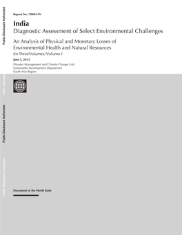 Environmental Degradation ORT Oral Rehydration Therapy CI Confidence Interval PM Particulate Matters