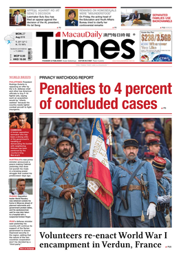 Volunteers Re-Enact World War I Encampment in Verdun, France