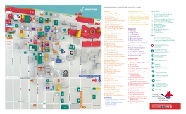 Downtown Windsor Visitor Map 12 Detroit River 13 Dining Accommodations Services P 17 1