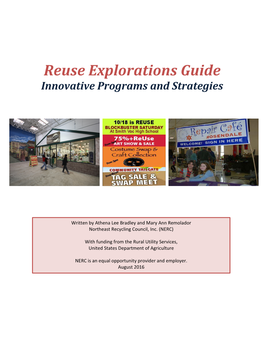 Reuse Explorations Guide Innovative Programs and Strategies