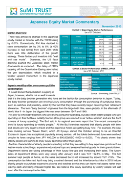 Monthly Commentary Nov