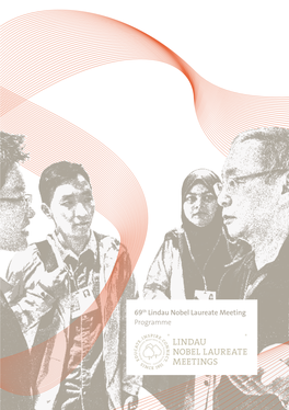 69Th Lindau Nobel Laureate Meeting Programme MEETING APPS