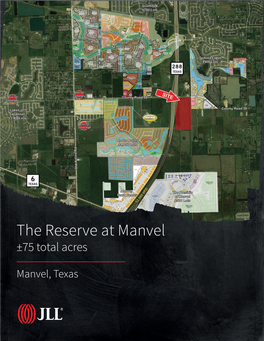 The Reserve at Manvel ±75 Total Acres