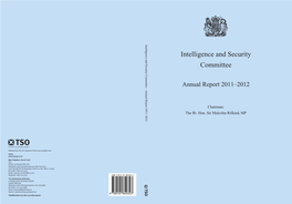 Intelligence and Security Committee – Annual Report