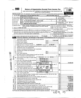 Return of Organization Exempt from Income Tax Moni