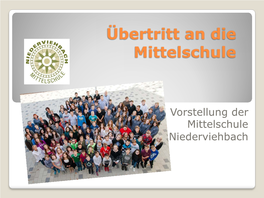 Übertritt an Die Mittelschule