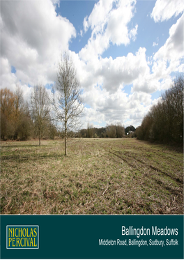 Ballingdon Meadows Middleton Road, Ballingdon, Sudbury, Suffolk