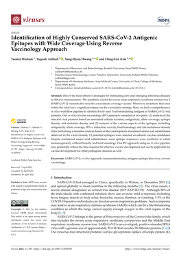 Identification of Highly Conserved SARS-Cov-2 Antigenic Epitopes