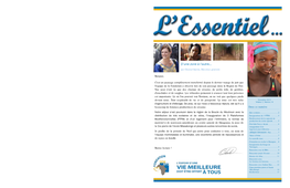 L'essentiel Vol2 No14 – Décembre 2015