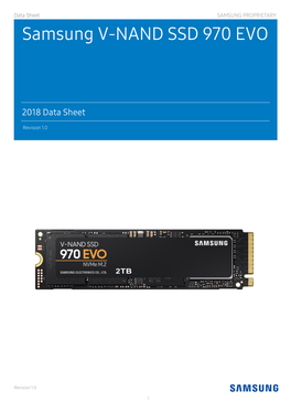 Samsung V-NAND SSD 970 EVO