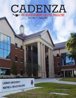 THE REAUD HONORS COLLEGE MAGAZINE Vol
