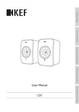 User Manual LSX