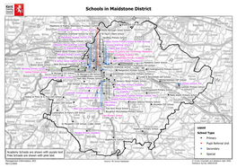 Schools in Maidstone District