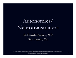 Daubert Autonomic Homeostasis Revised