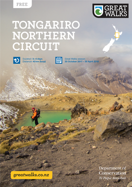 Tongariro Northern Circuit Brochure