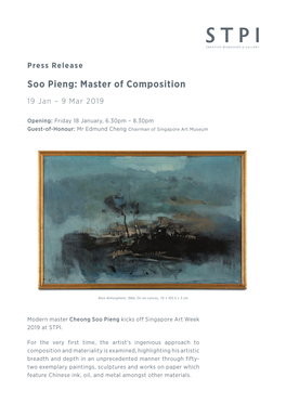 Soo Pieng: Master of Composition