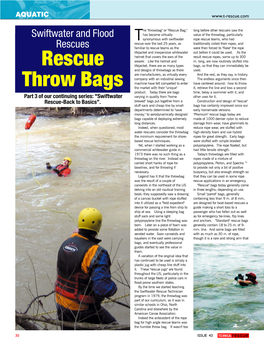 Rescue Throw Bags