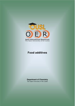 Food Additives