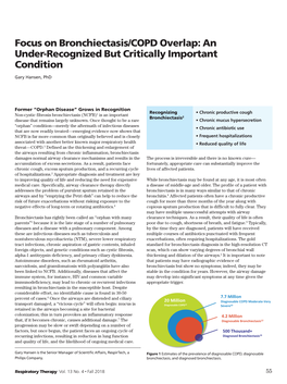 Focus on Bronchiectasis/COPD Overlap: an Under-Recognized but Critically Important Condition