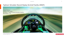 Typhoon Simulator Record and Replay Debrief Facility