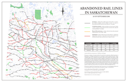 Abandoned Rail Lines in Saskatchewan