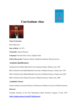 Curriculum Vitae